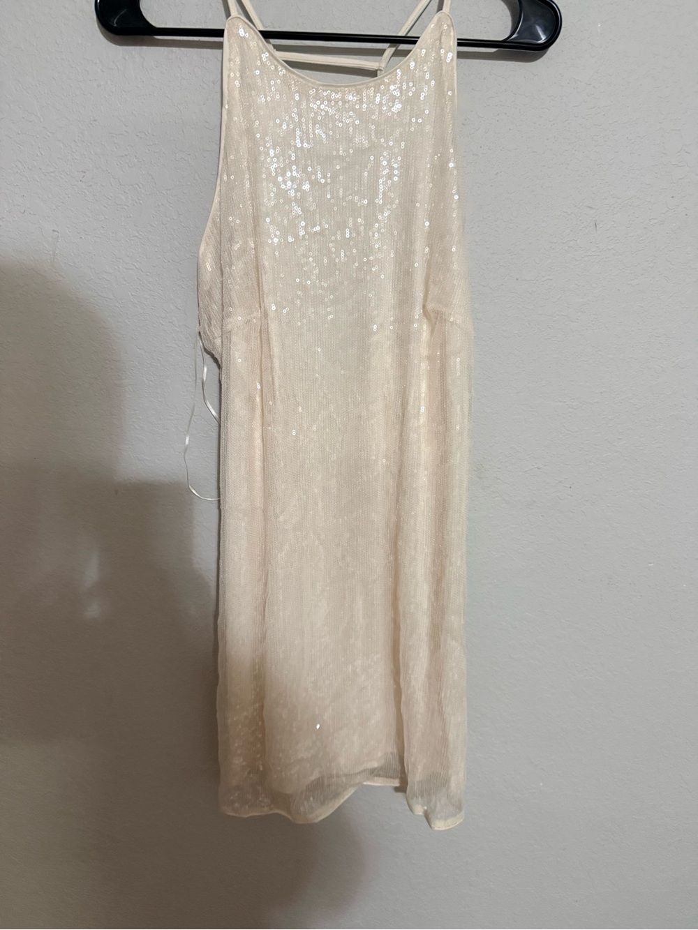 a new day Cream Sequin Dress